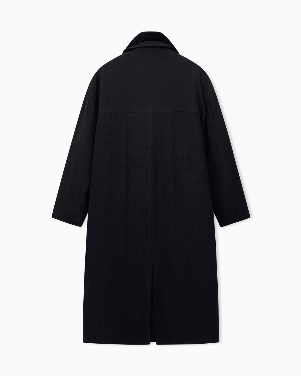 Giorgio Armani Black Coat Oversized for men