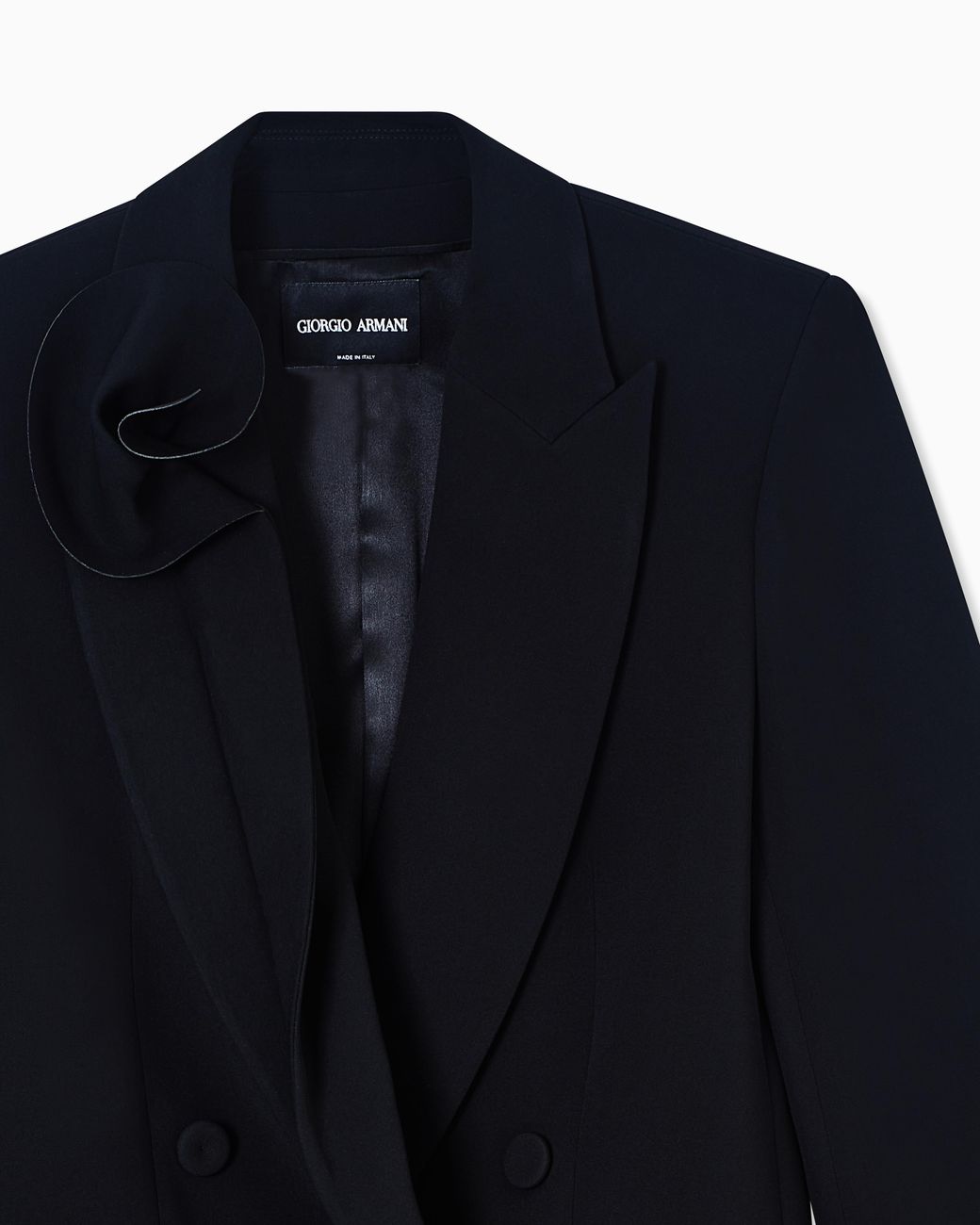 Giorgio Armani Blue Double-Breasted Jacket
