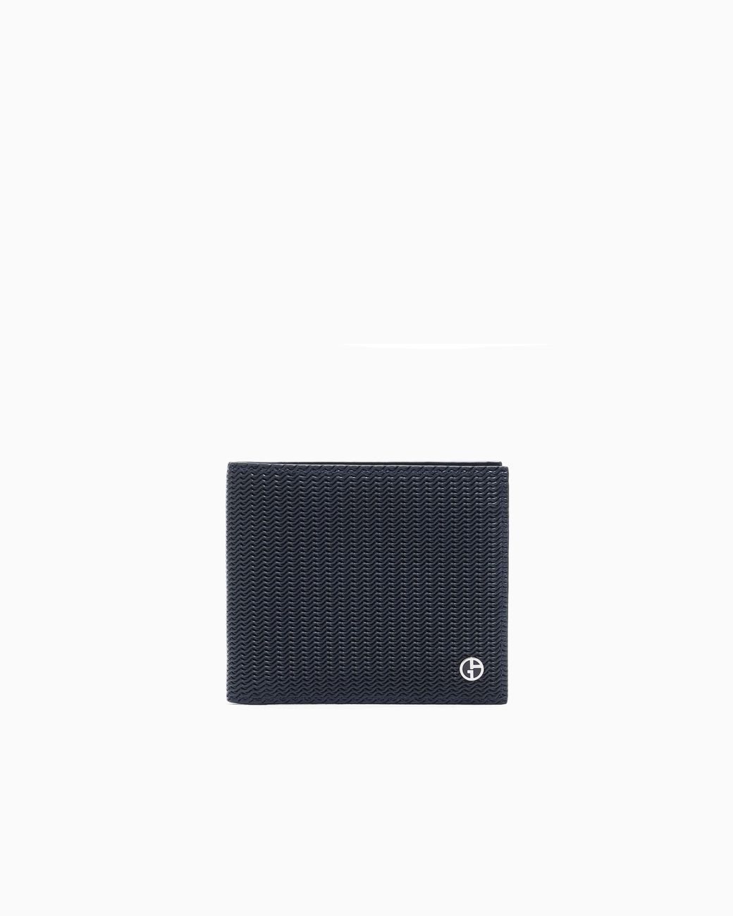 Giorgio Armani Blue Bi-Fold Wallet for men