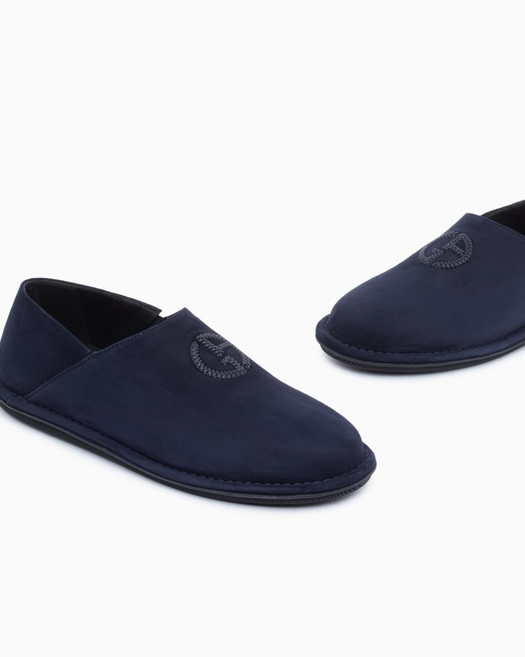 Giorgio Armani Blue Slippers for men