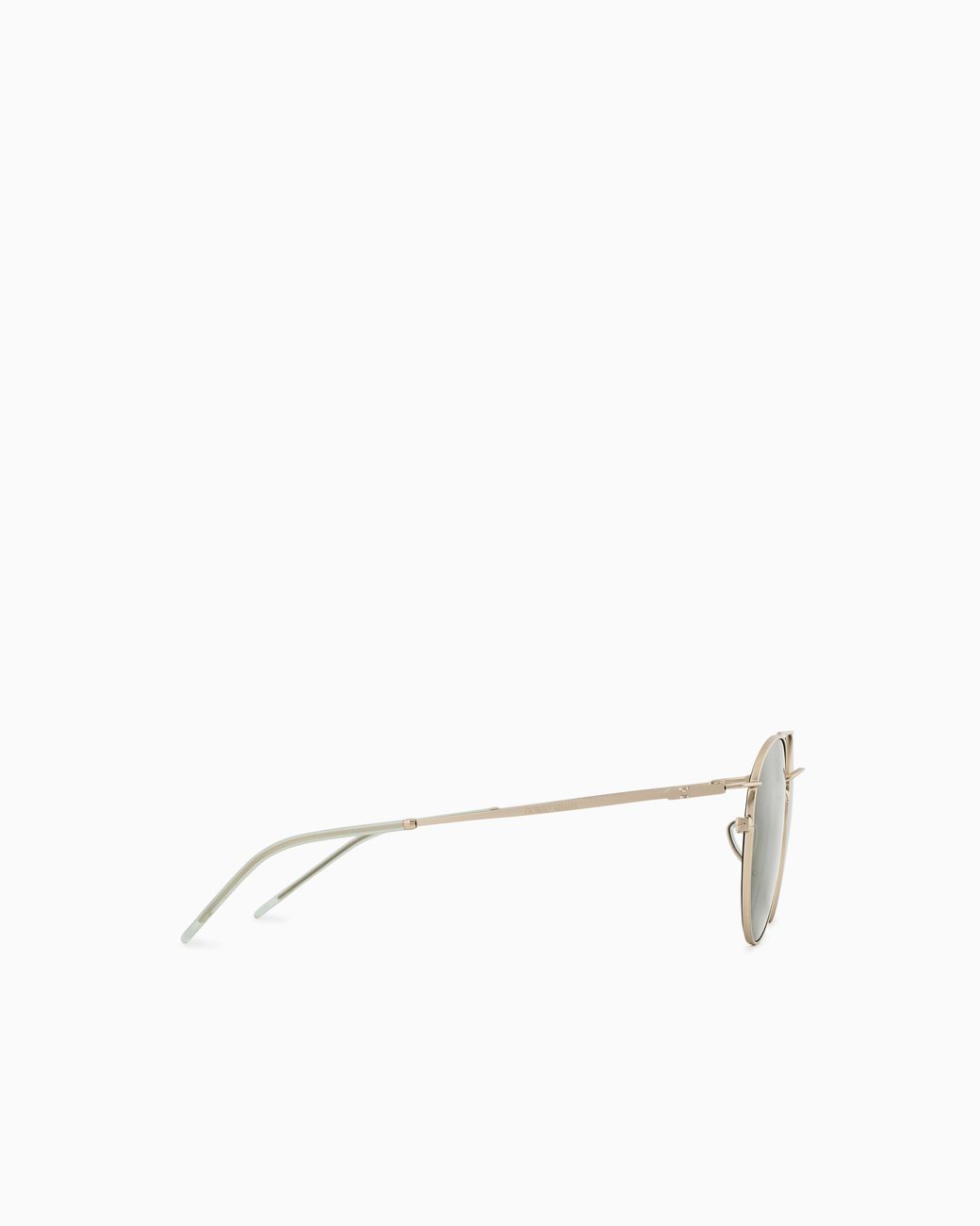 Giorgio Armani Green Round Sunglasses for men