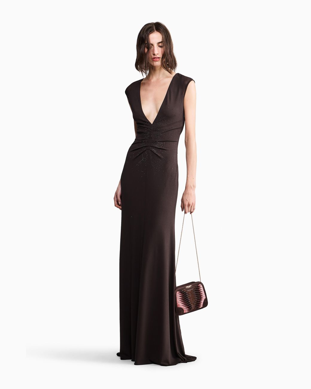 Giorgio Armani Black Long Dresses