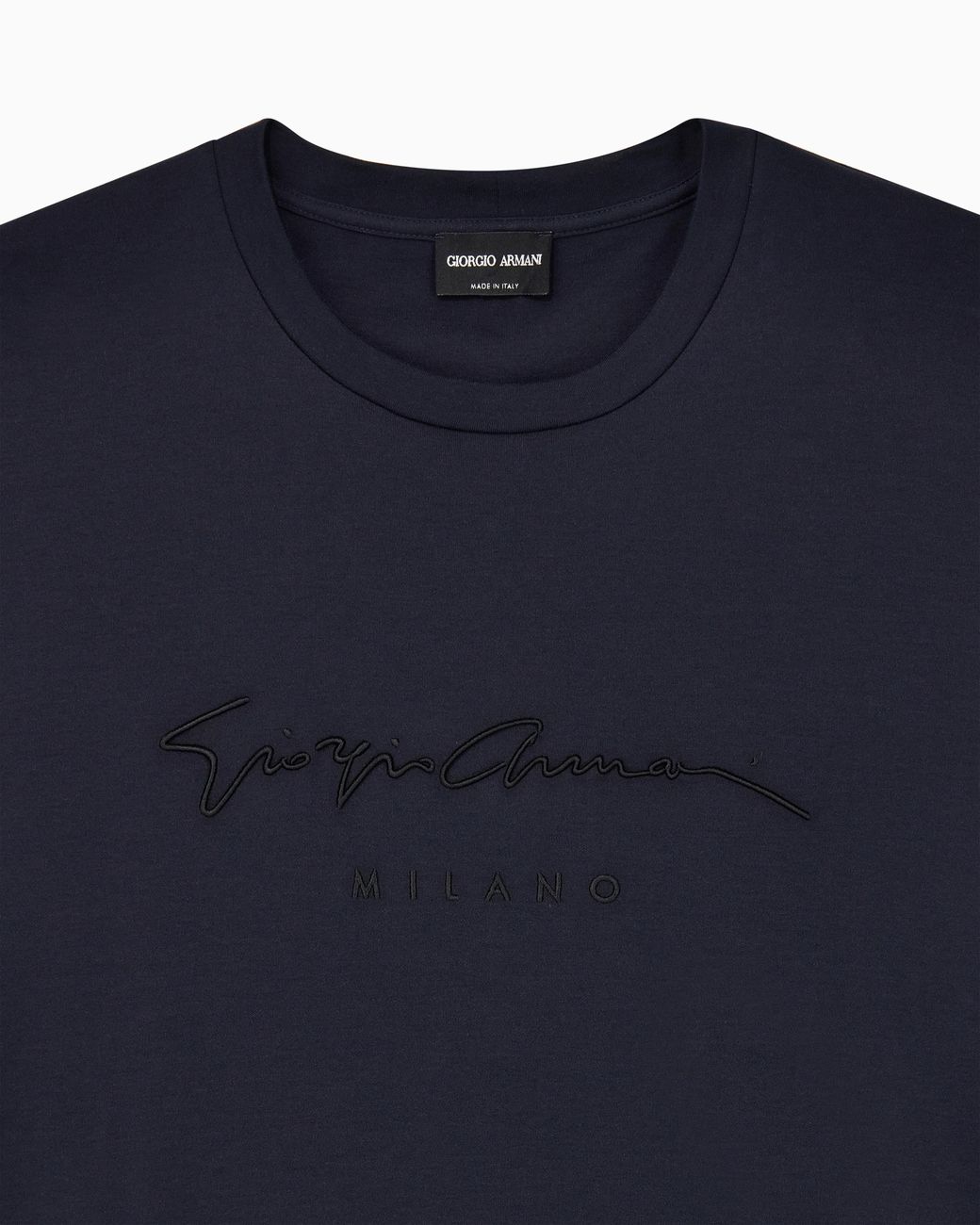 Giorgio Armani Blue Regular Fit T-Shirt for men