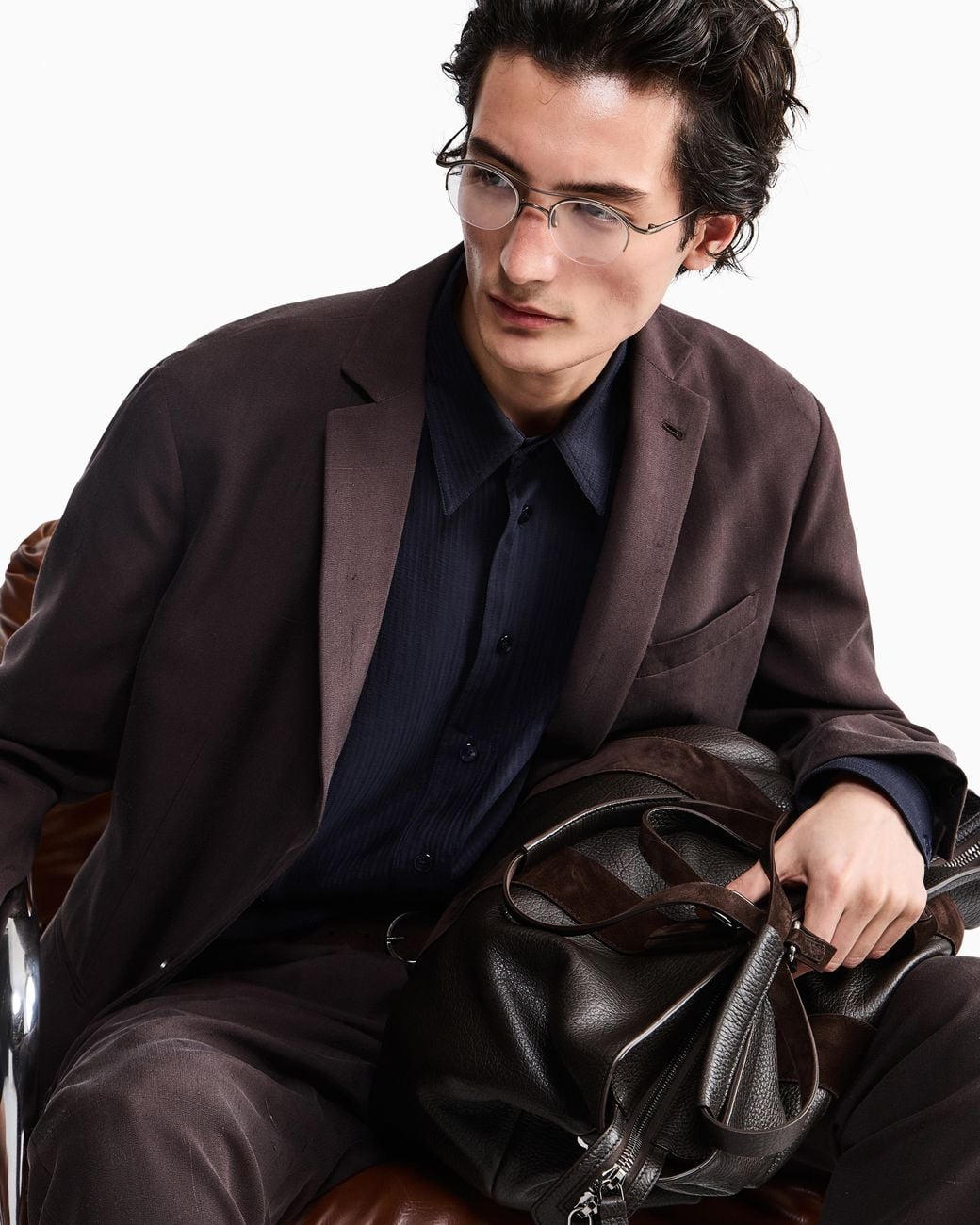 Giorgio Armani Black Formal Jackets for men