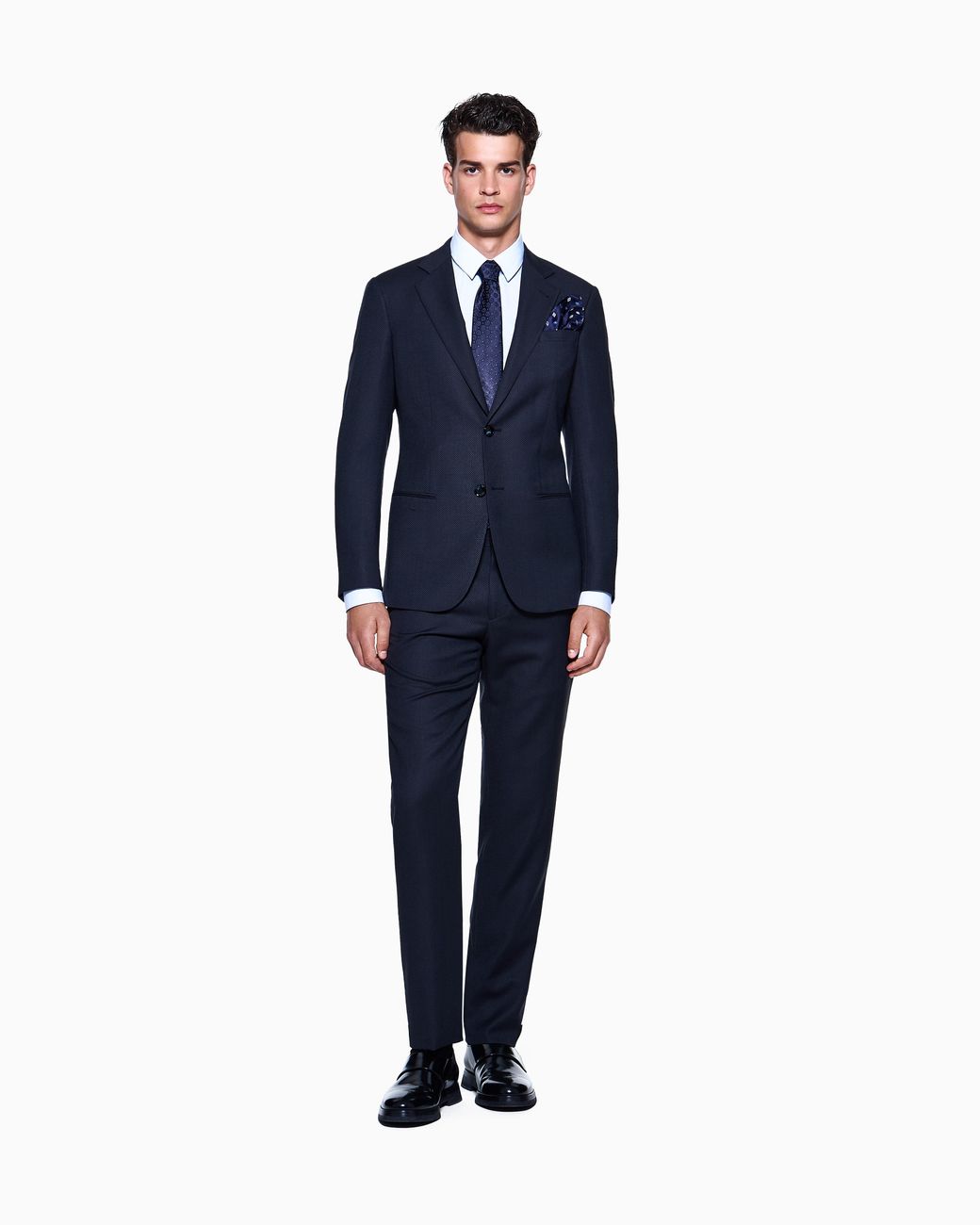 Giorgio Armani Blue Slim-Fit Shirt for men