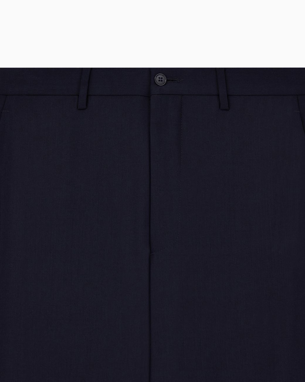 Giorgio Armani Blue Two-Way Stretch Wool-Canvas Trousers for men