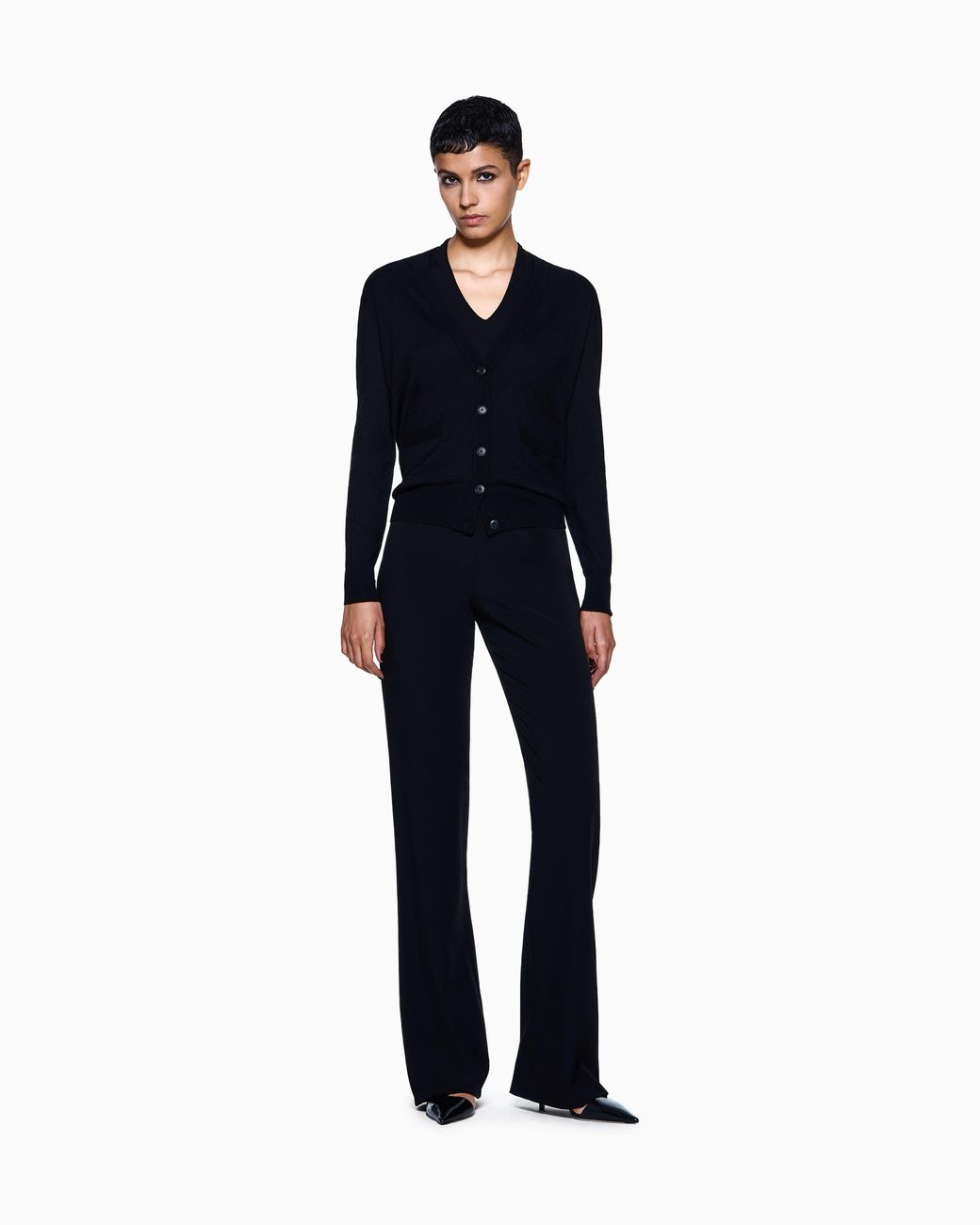 Giorgio Armani Black Short Sleeve Top