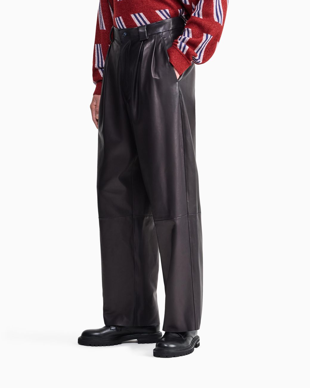 Giorgio Armani Blue Armani/Archivio Ss1981 Double-Pleat Trousers for men