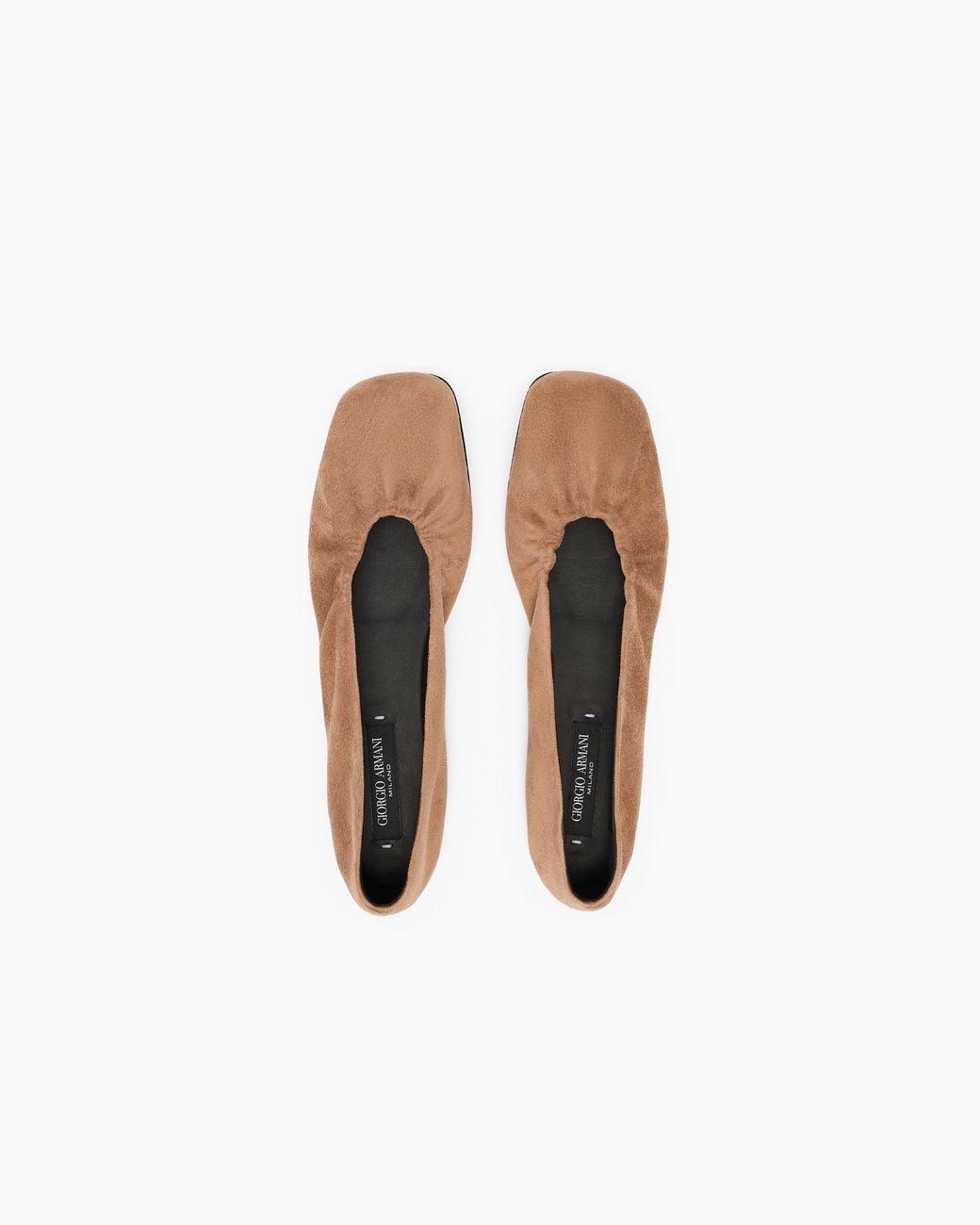 Giorgio Armani White Ballet Flats