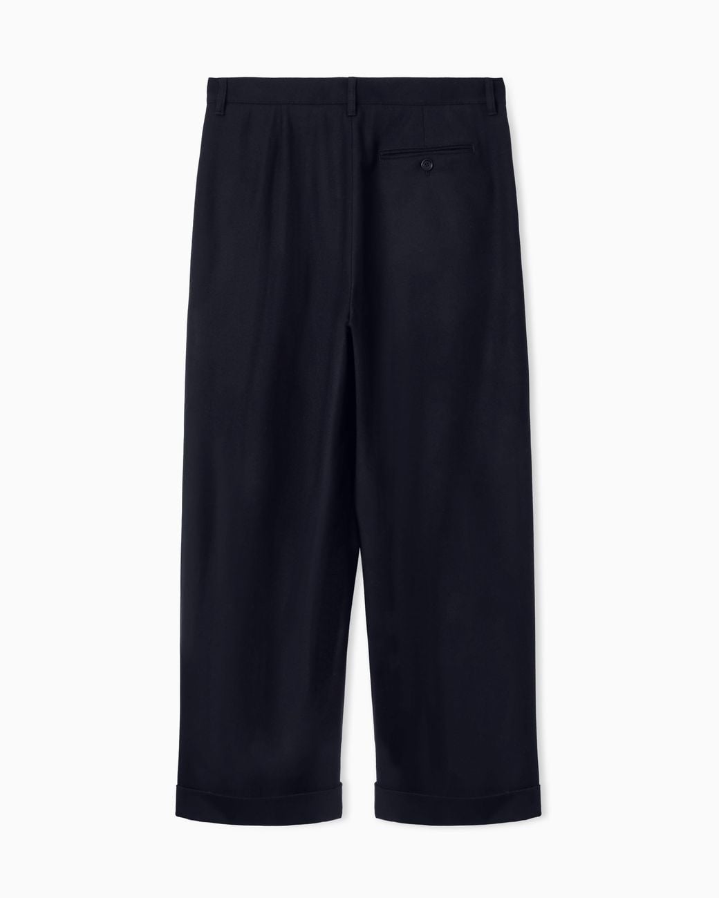 Giorgio Armani Blue For Alanui Pure Virgin Wool Double-Pleat Trousers for men