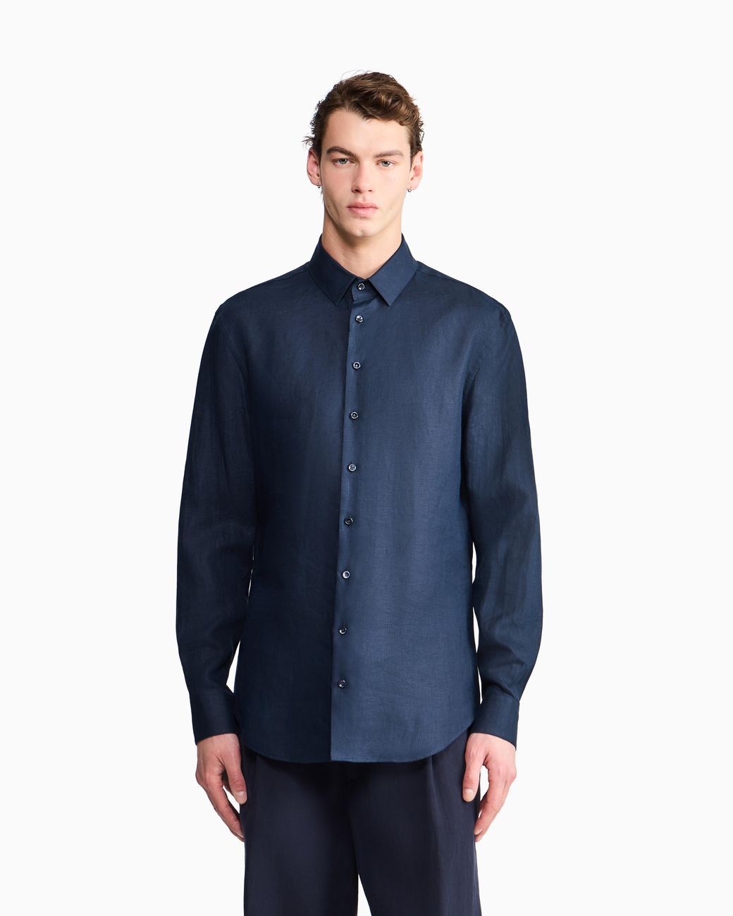 Giorgio Armani Blue Regular-Fit Shirt for men