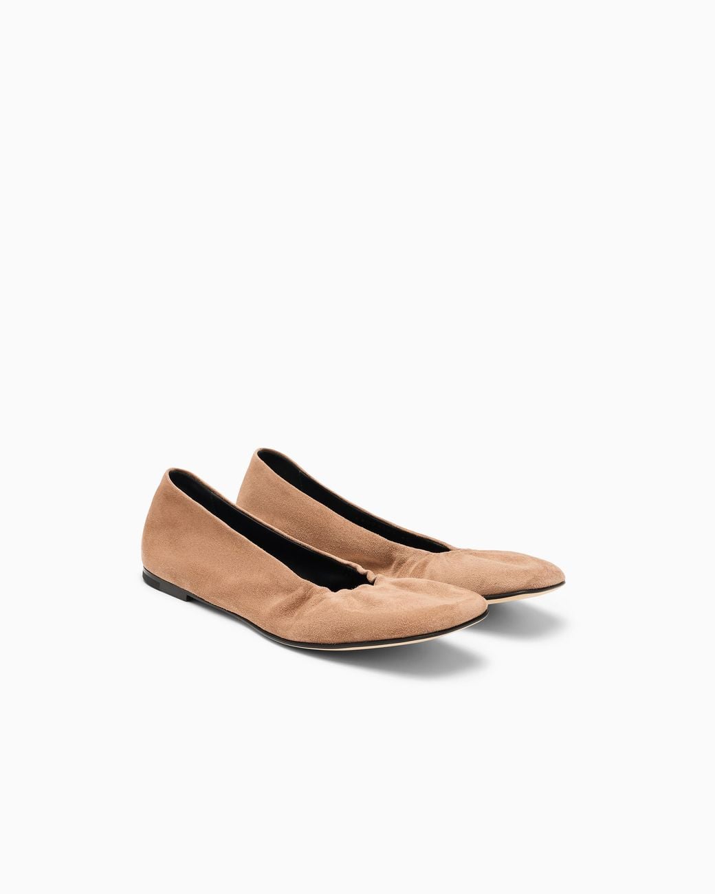 Giorgio Armani White Ballet Flats