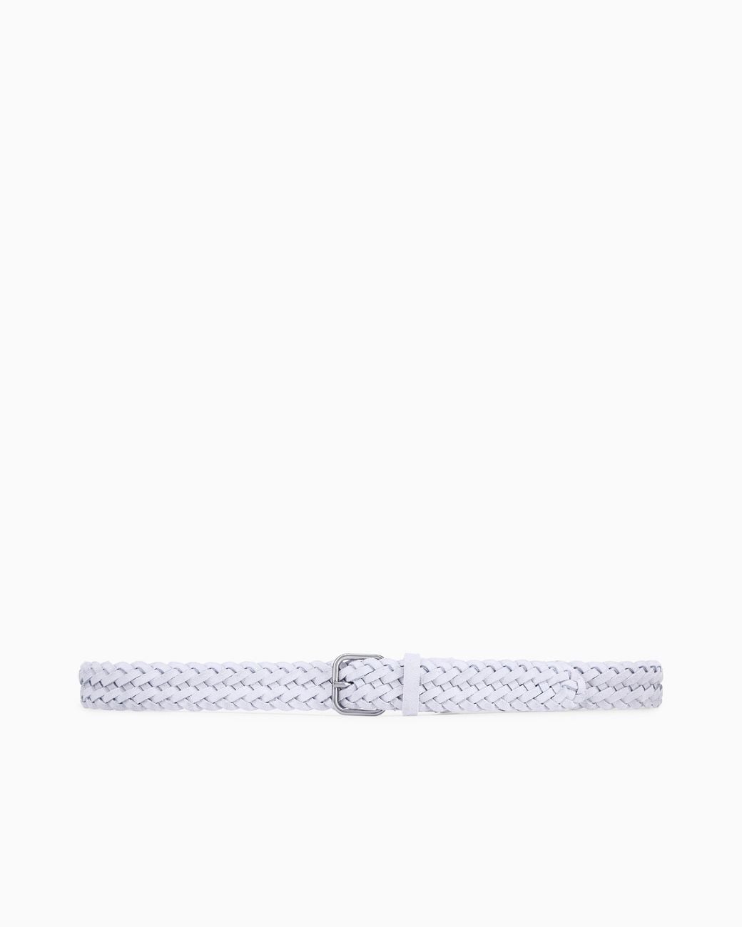 Giorgio Armani White Tongue Belt for men