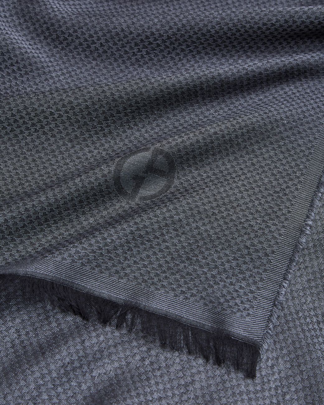 Giorgio Armani Blue Cashmere, Modal, Cotton And Silk Stole
