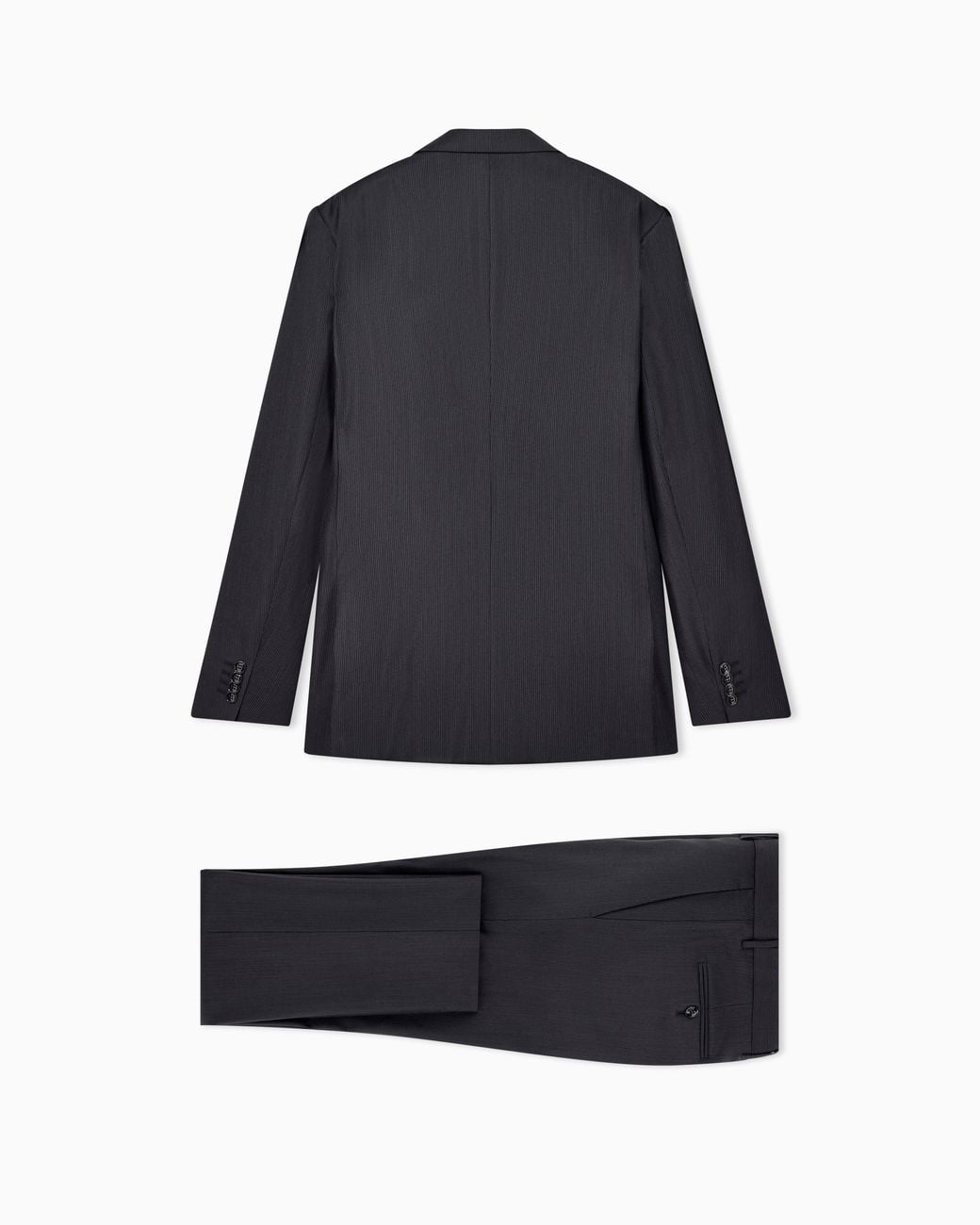 Giorgio Armani Blue Soho Line, Single-Breasted, Micro-Pinstriped Wool Suit for men