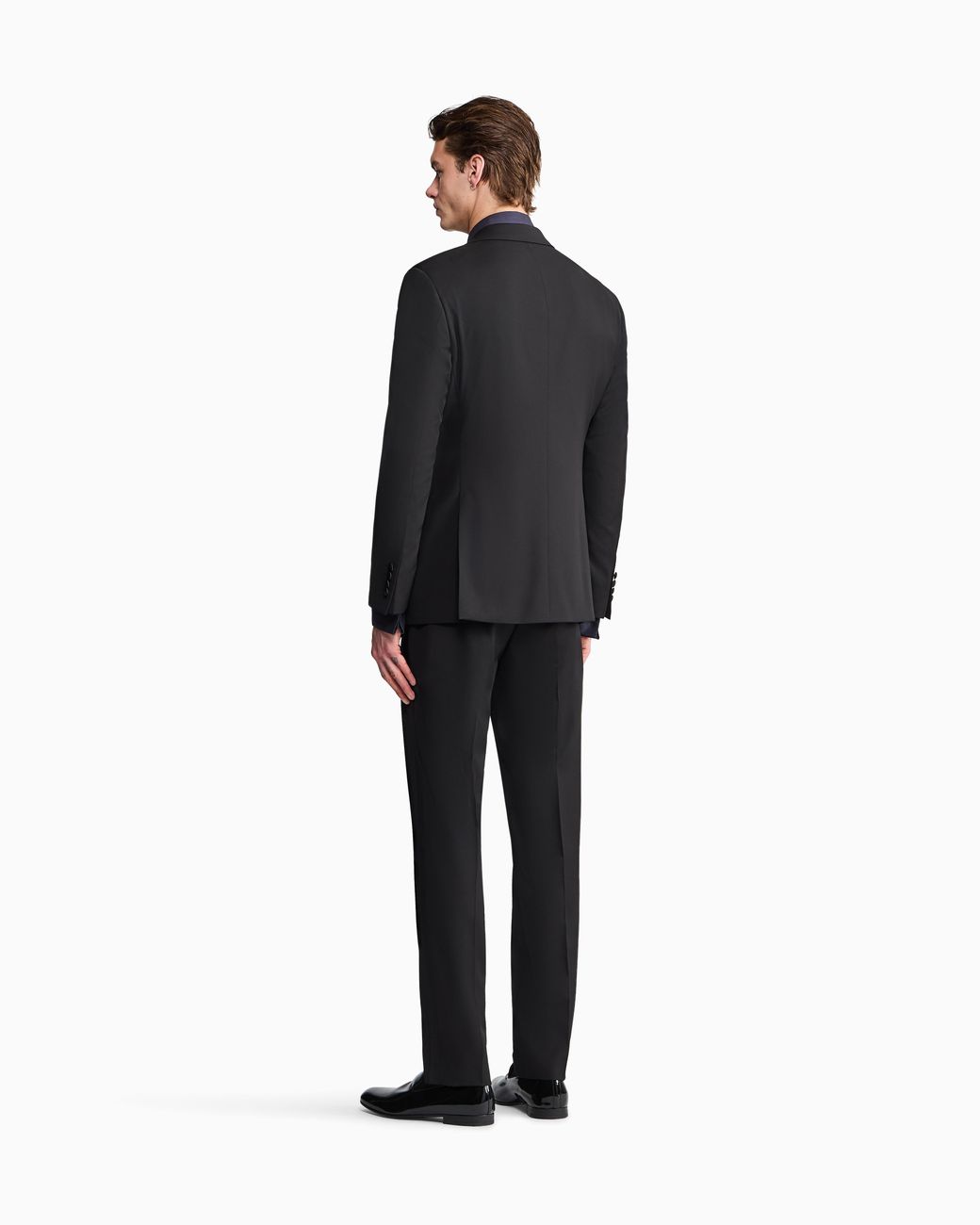 Giorgio Armani Black Single-Breasted Soft Line Tuxedo for men