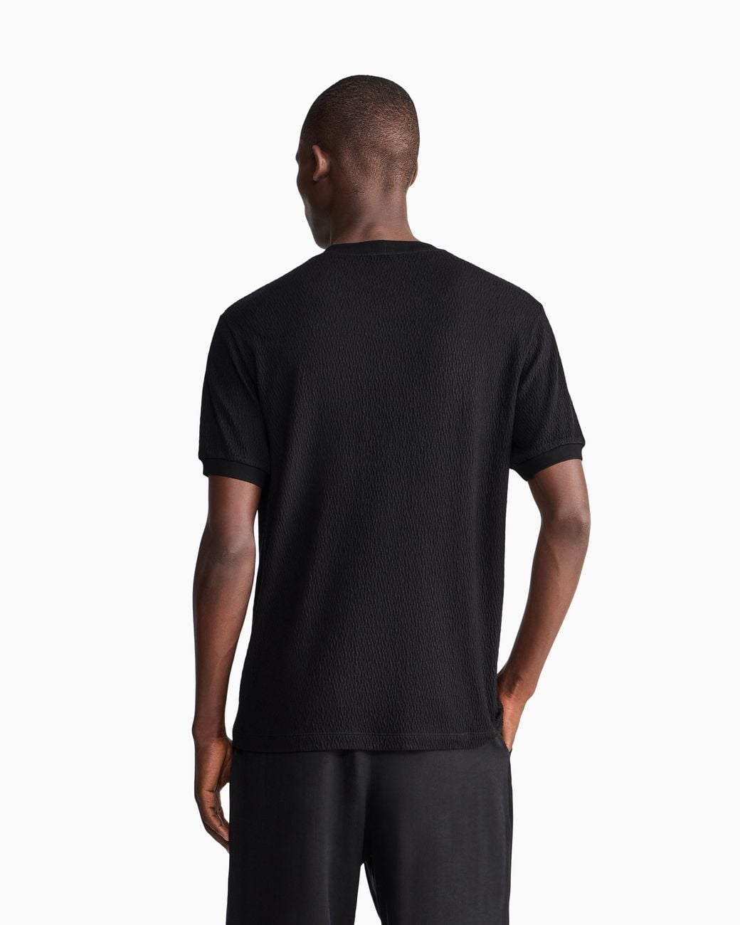 Giorgio Armani Black T-Shirt Regular Fit for men