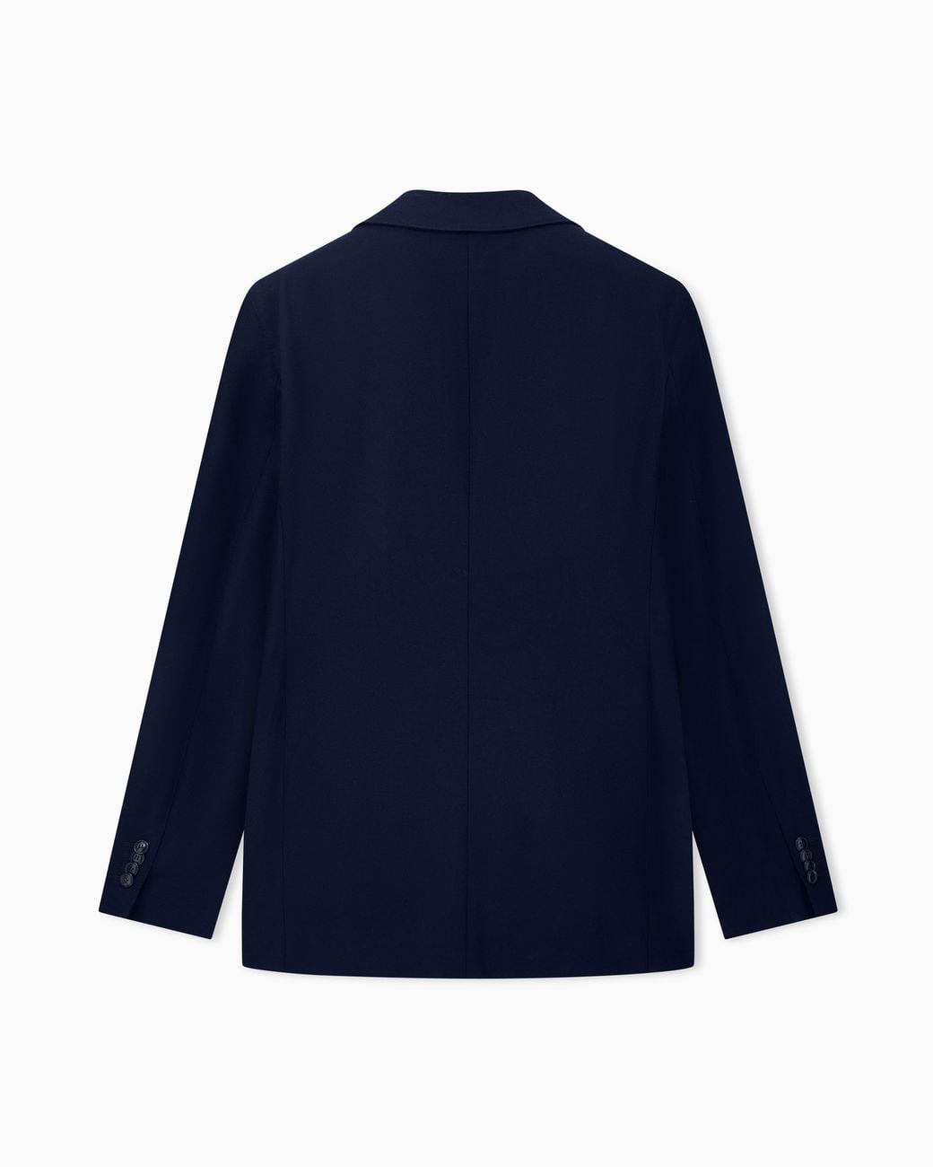 Giorgio Armani Blue Unlined Single-Breasted Stretch Cashmere Jacket With Two Buttons for men