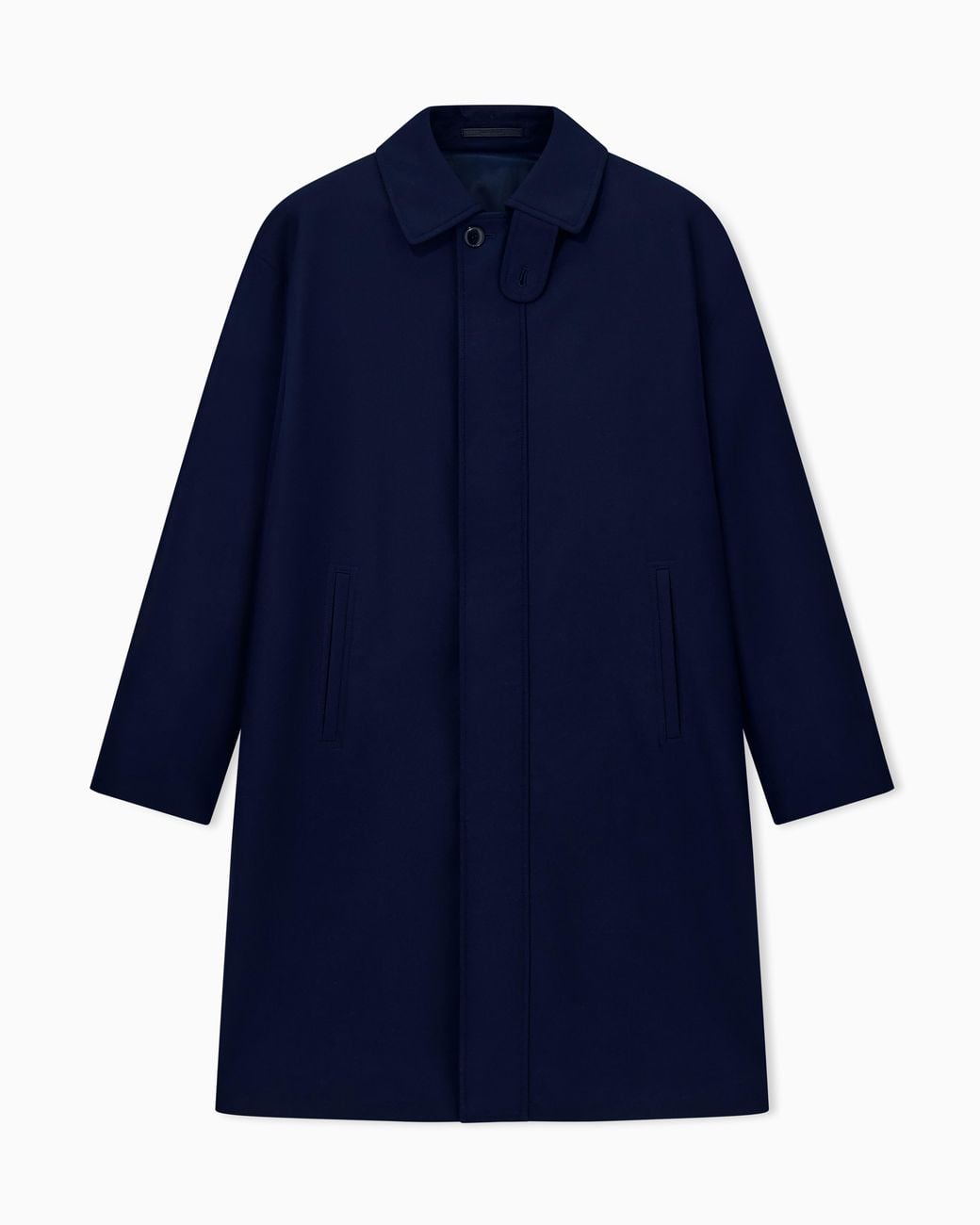Giorgio Armani Blue Coat Sportswear Regular Fit for men