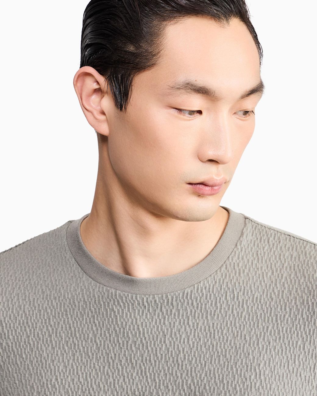 Giorgio Armani Gray T-Shirt Regular Fit for men