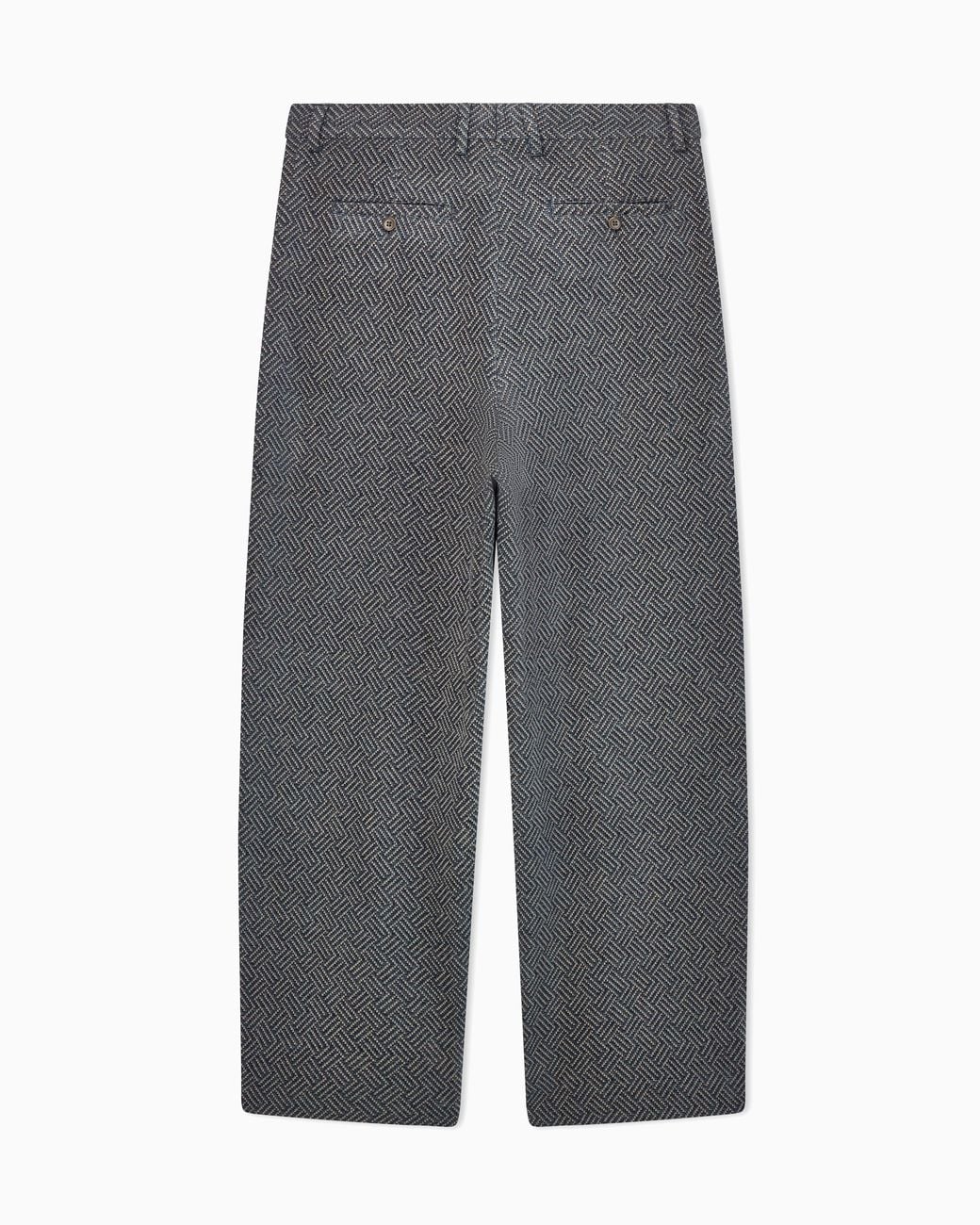 Giorgio Armani Gray Oversize Fit Trousers for men