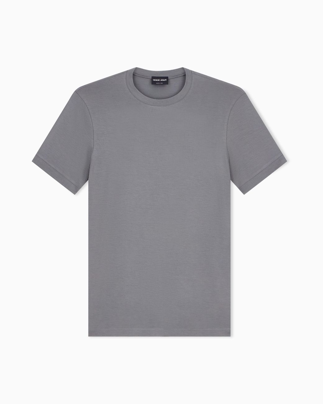 Giorgio Armani Gray Crew-Neck T-Shirt for men