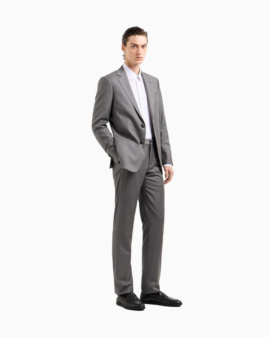 Giorgio Armani Gray Soho Line Single-Breasted Suit for men