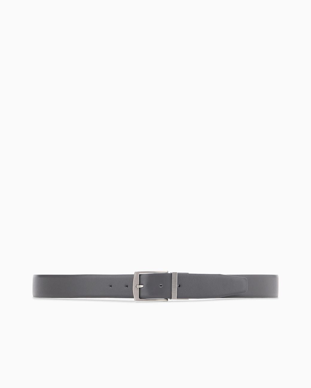 Giorgio Armani White X Kith Reversible Smooth-Leather Belt for men