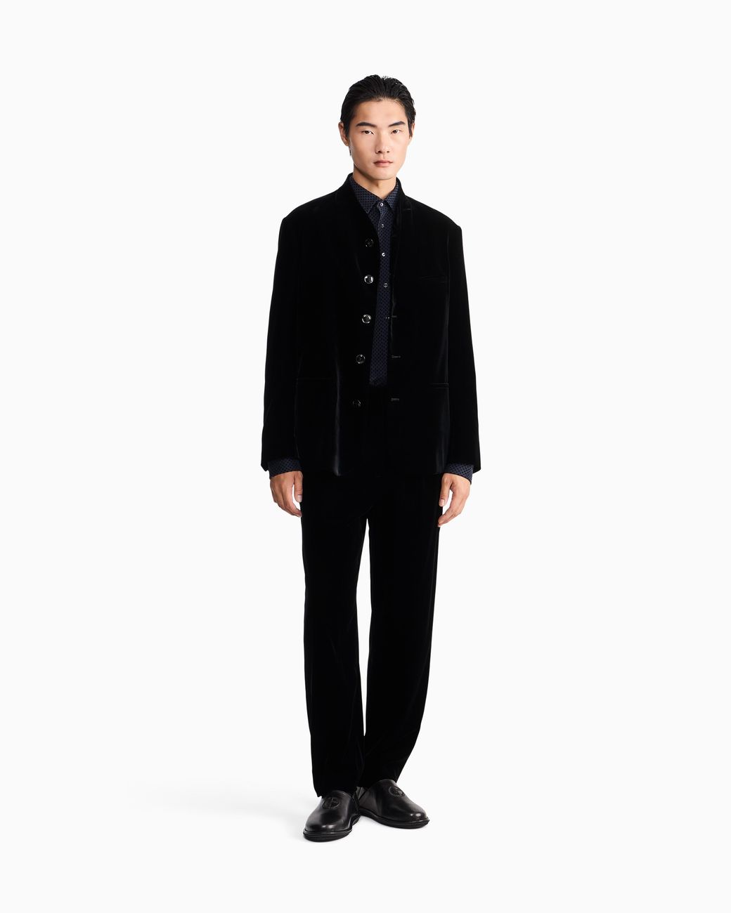Giorgio Armani Blue Shirt for men