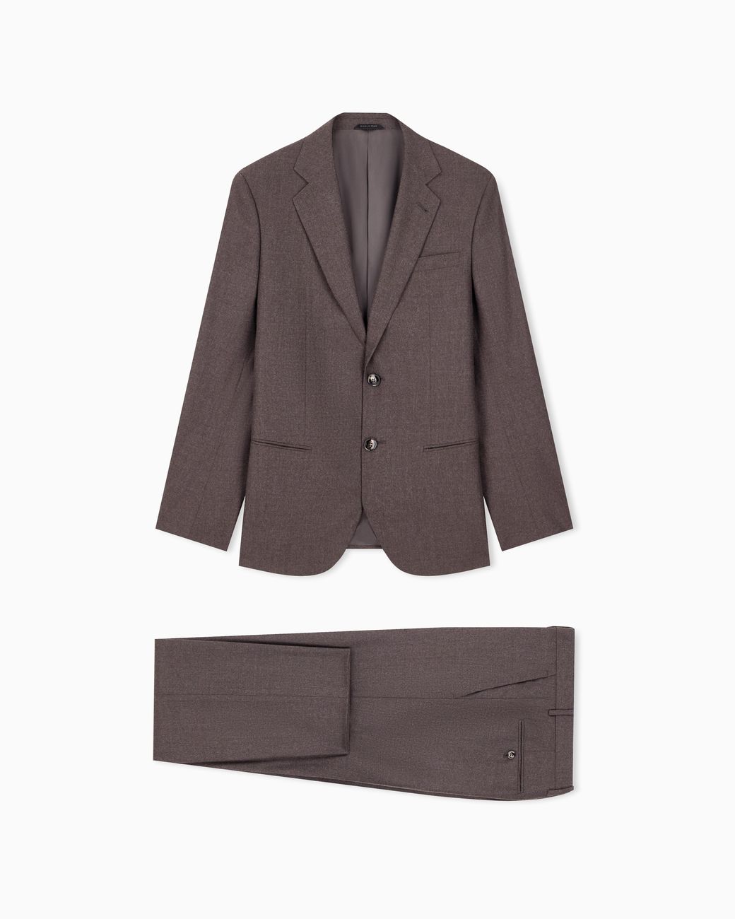 Giorgio Armani Brown Slim-Fit Suit Soho for men