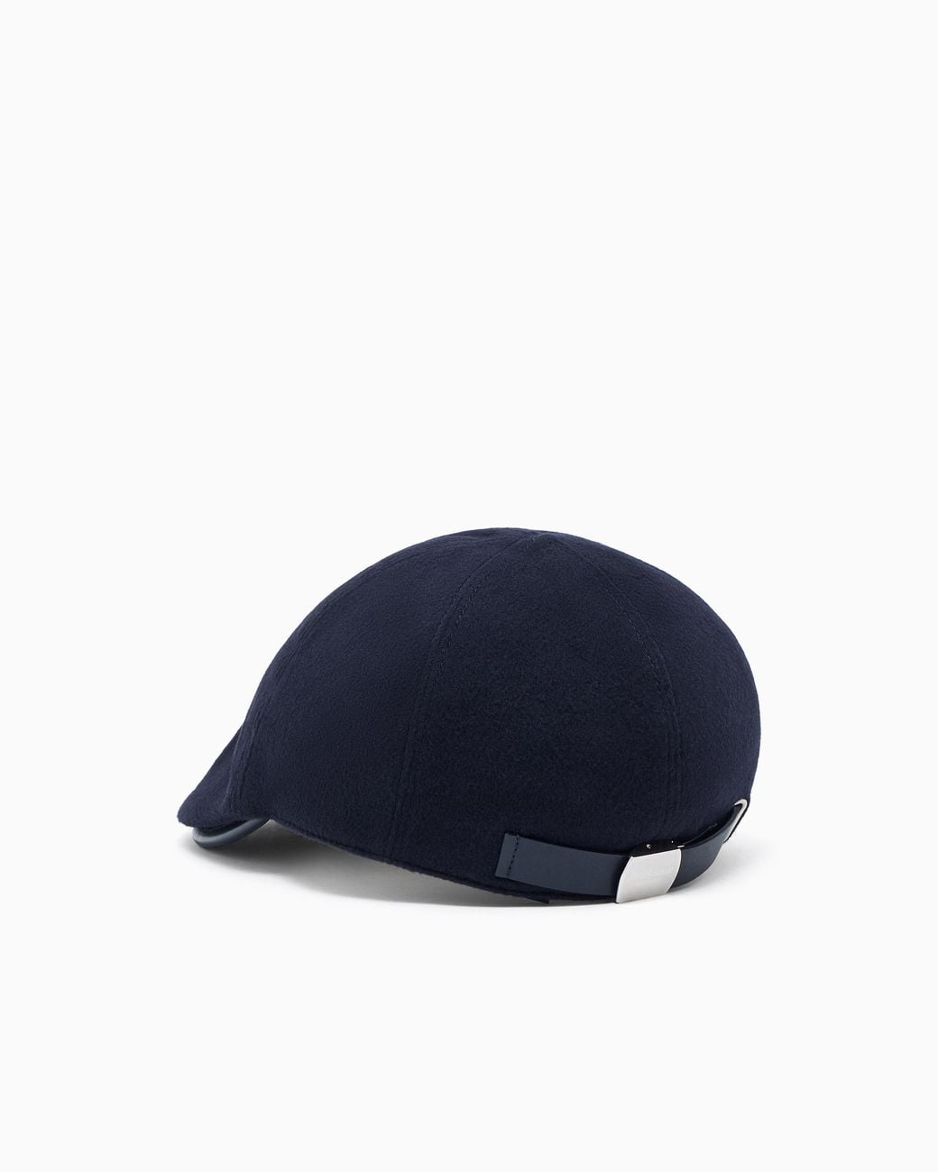 Giorgio Armani Blue Wool-Blend Flat Cap for men