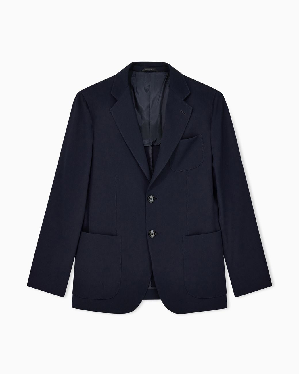 Giorgio Armani Blue Upton Line Single-Breasted Jacket for men