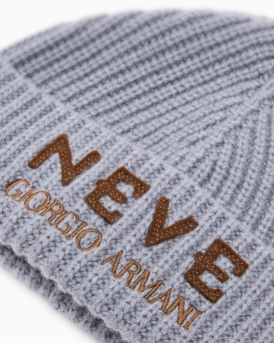 Giorgio Armani Gray Neve Cashmere Beanie