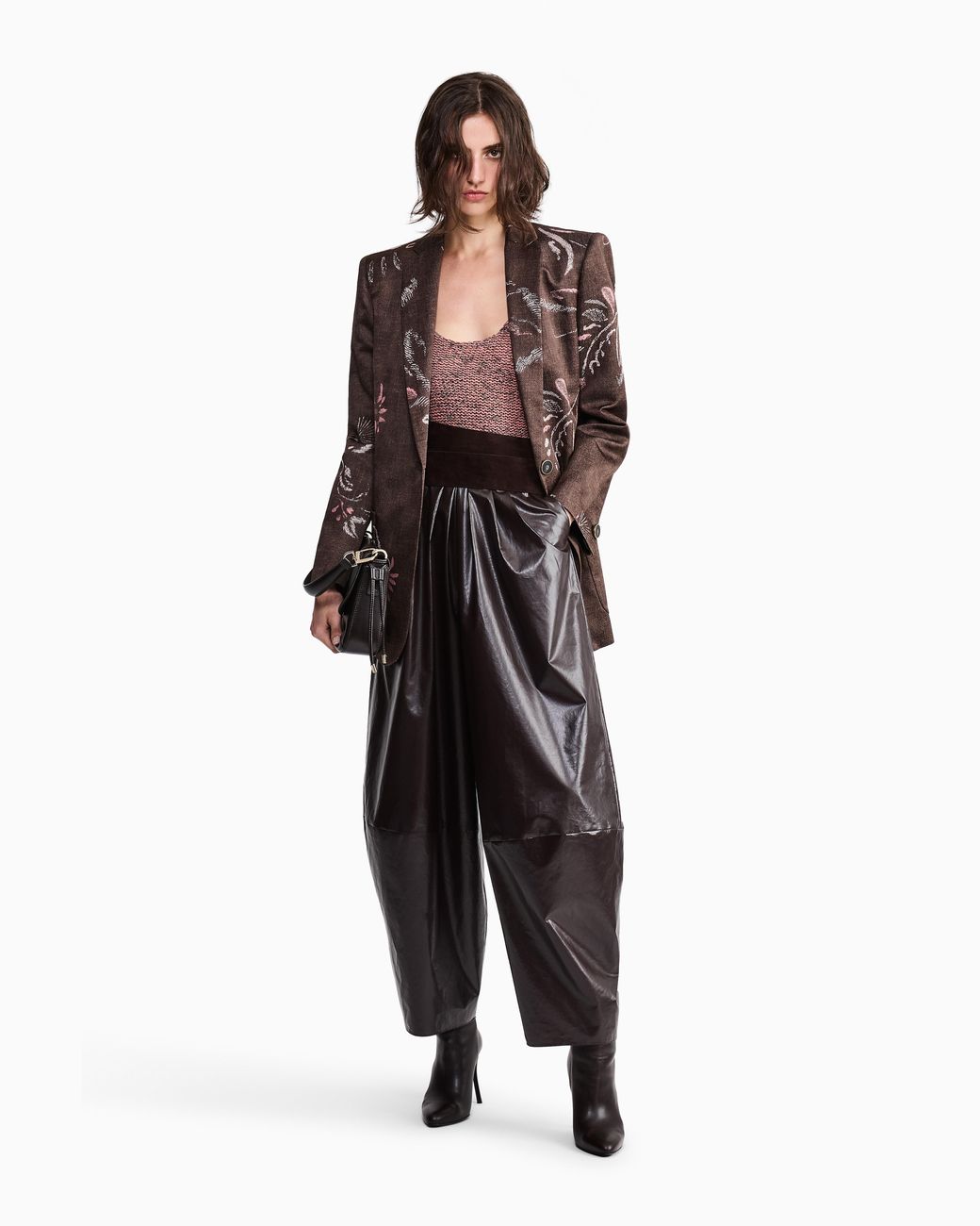 Giorgio Armani Brown Fashion Trousers