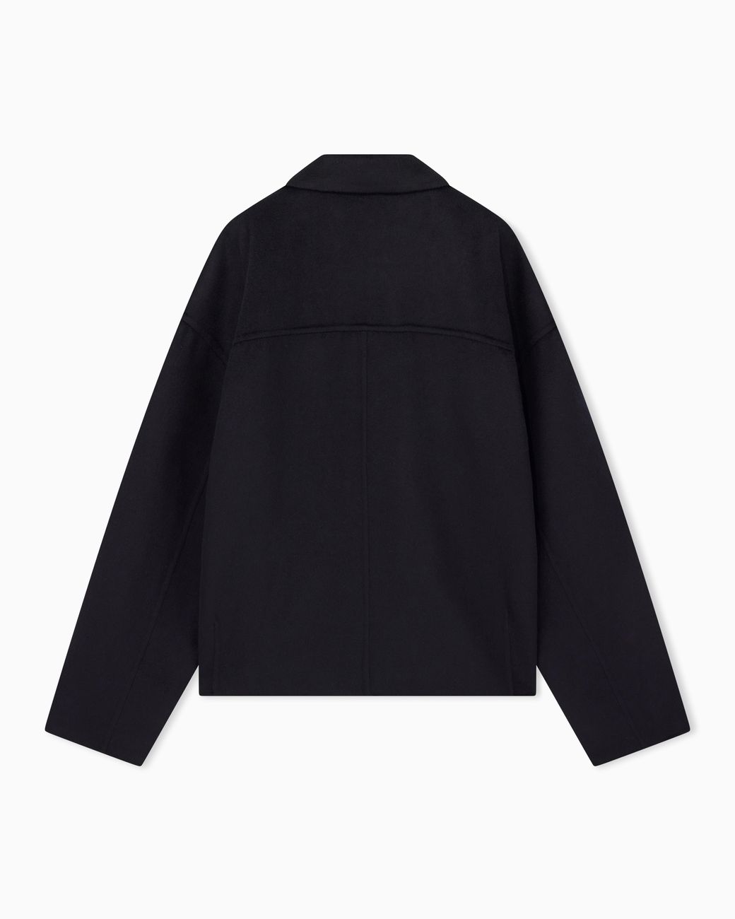 Giorgio Armani Black Double Cashmere Cloth Blouson for men