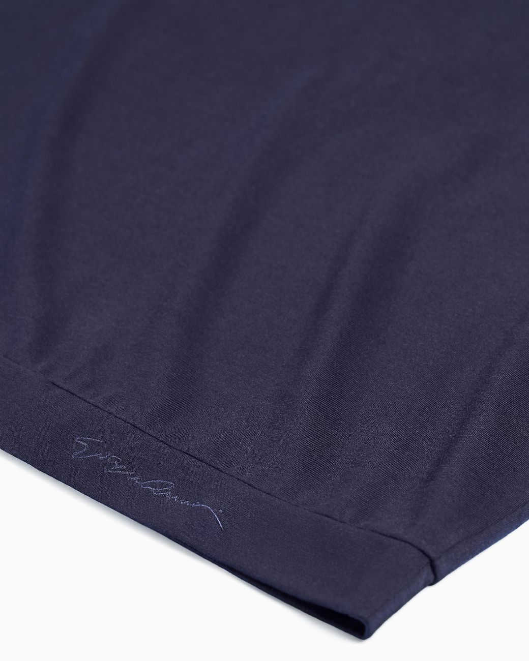 Giorgio Armani Blue Crew-Neck T-Shirt for men