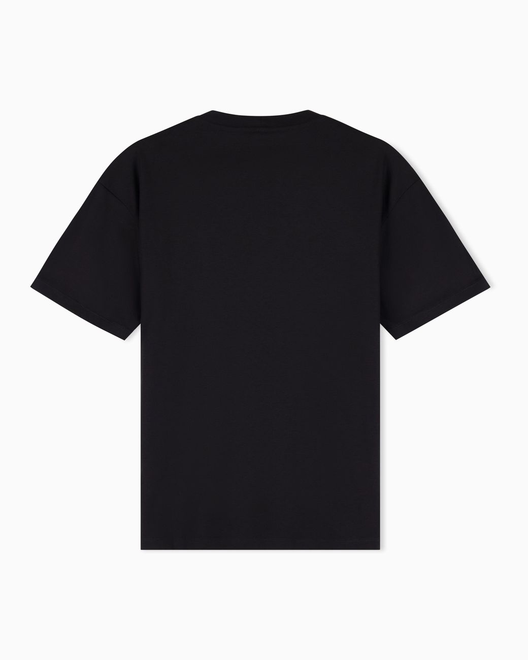 Giorgio Armani Black Crew Neck T-Shirt for men