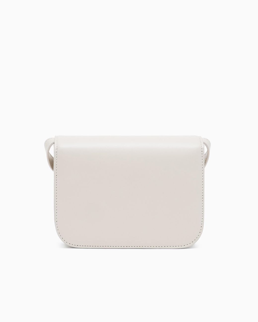 Giorgio Armani White X 10 Corso Como Medium Leather Shoulder Bag