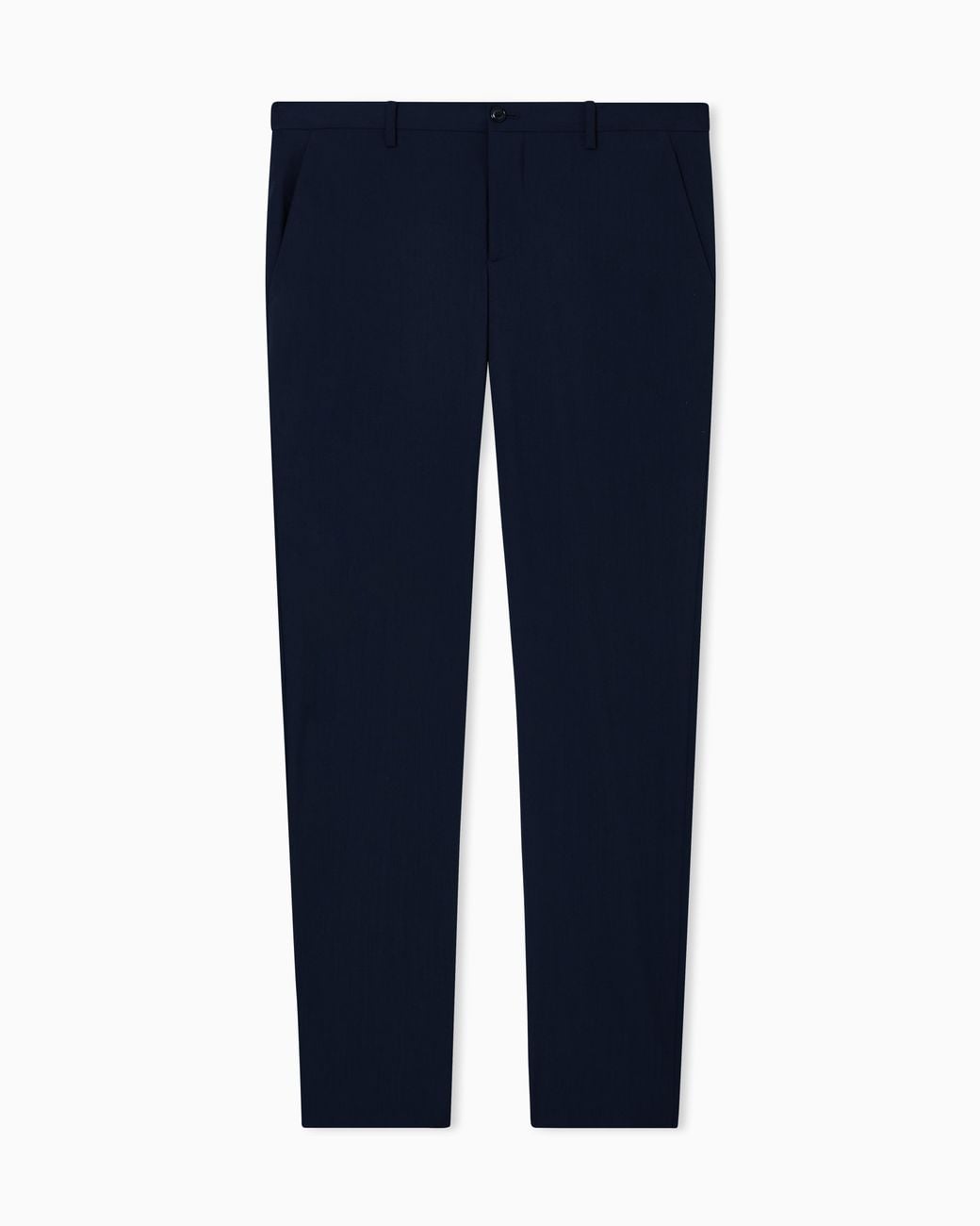 Giorgio Armani Blue Straight Leg Trousers for men