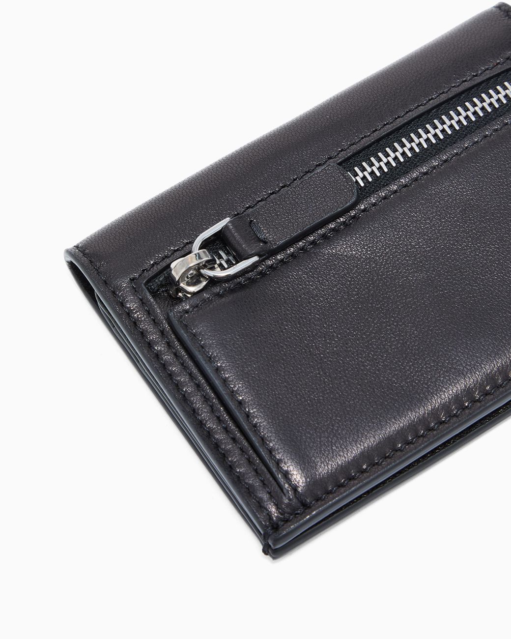 Giorgio Armani Black Nappa-Leather Bifold Wallet for men