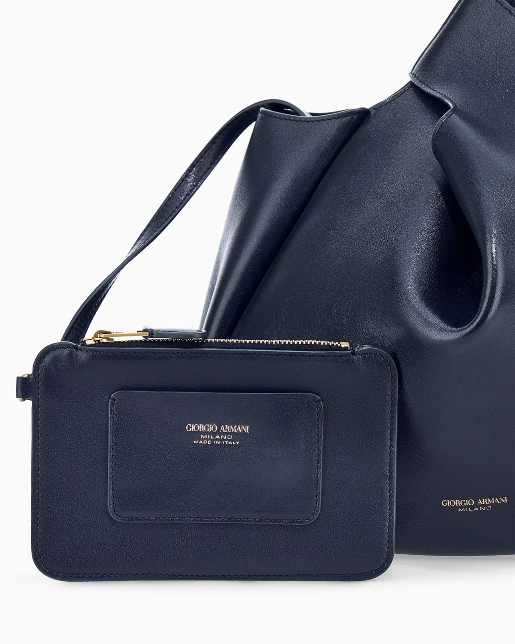 Giorgio Armani Blue Handbag