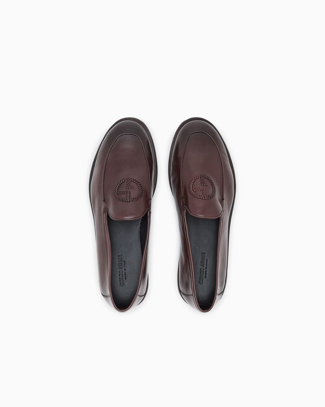 Giorgio Armani Brown Slip-On Loafer for men
