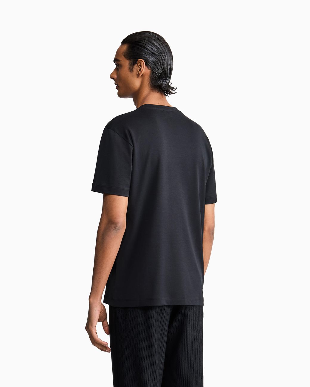 Giorgio Armani Black Regular Fit T-Shirt for men