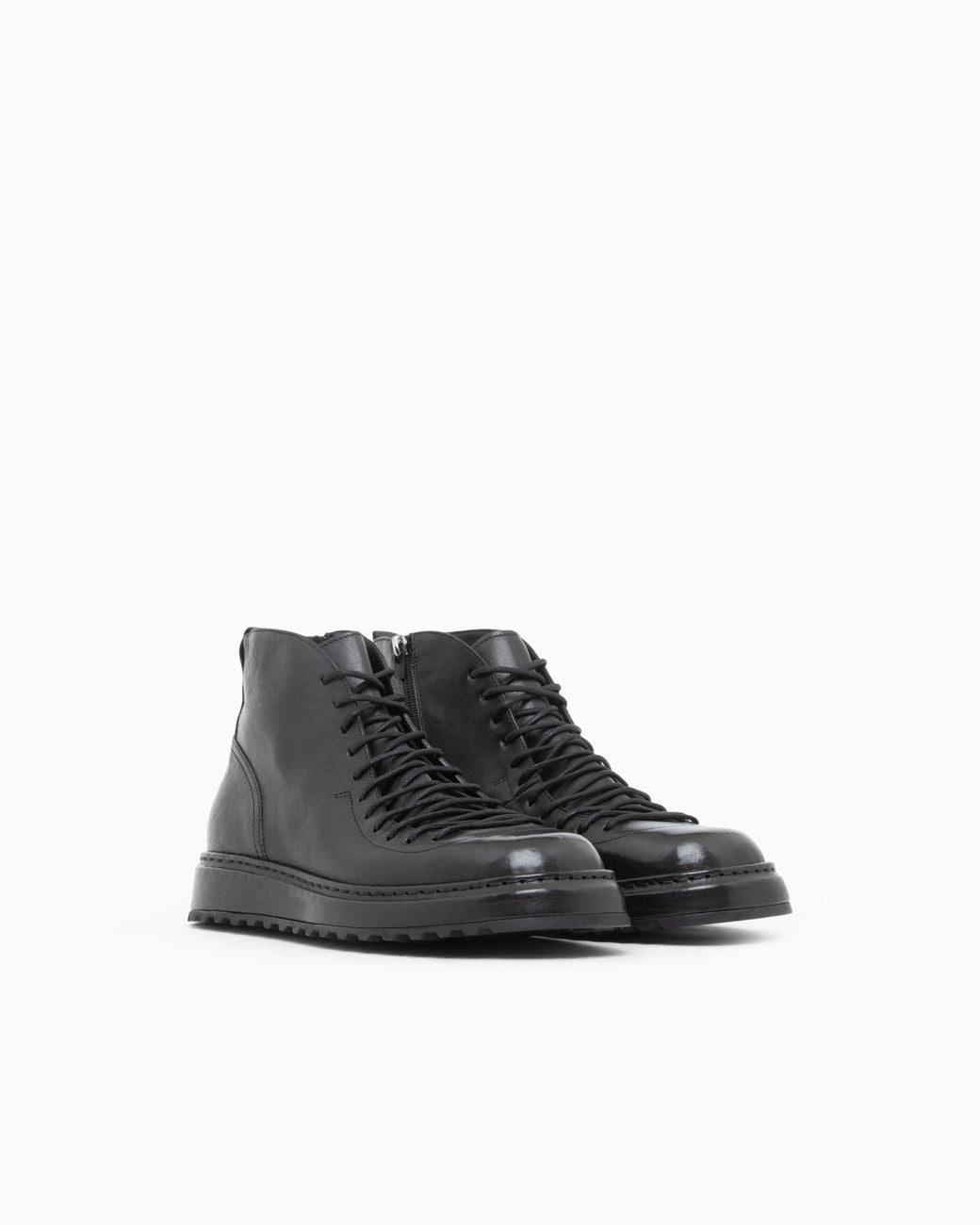 Giorgio Armani White Boot With Split Leather Lining for men