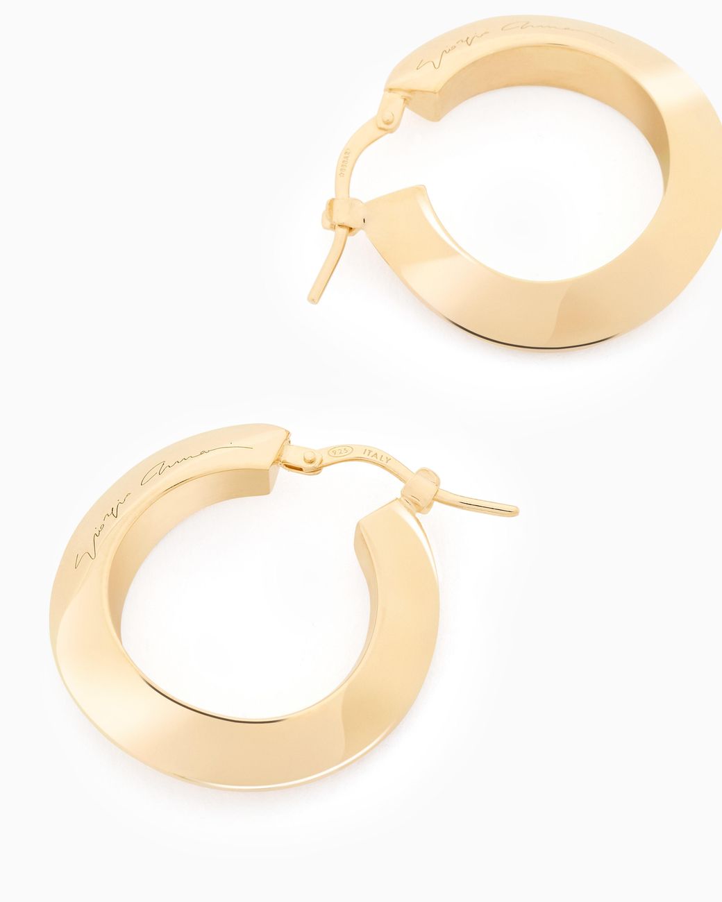 Giorgio Armani White Sterling Earrings