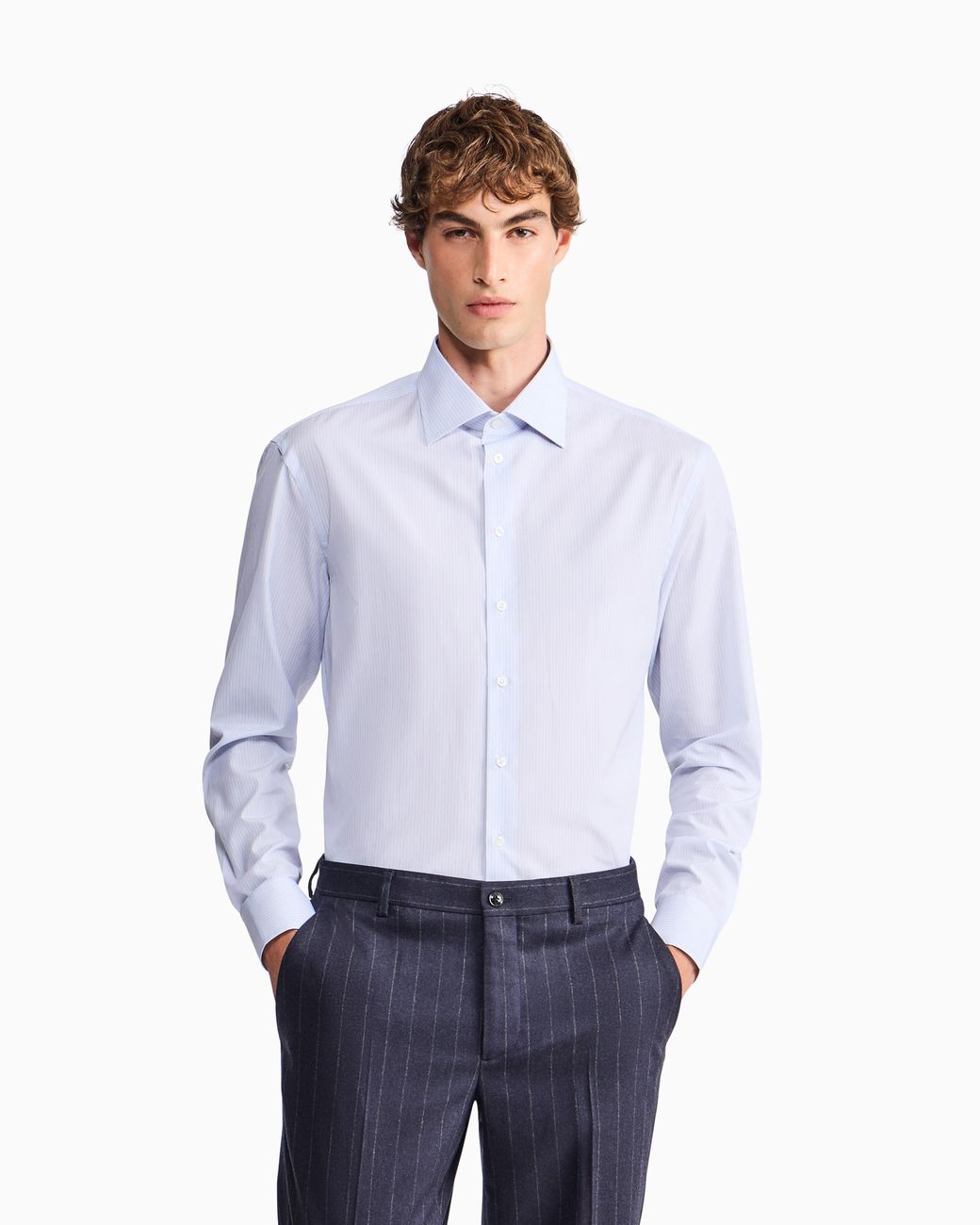 Giorgio Armani White Regular Fit Shirt for men