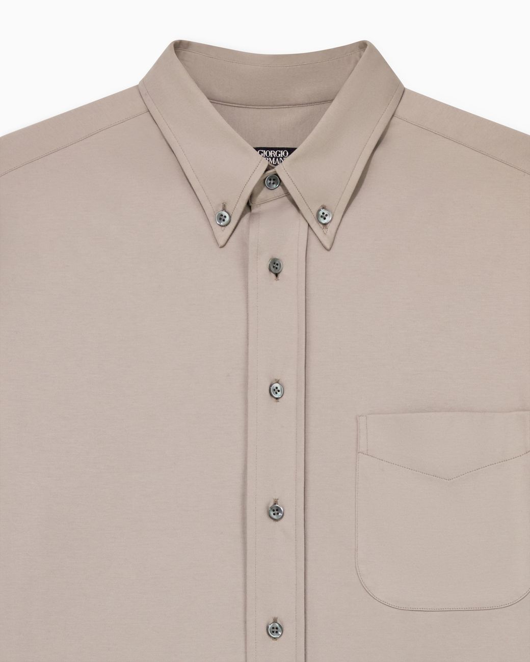 Giorgio Armani Natural Cotton Jersey Shirt X Kith for men