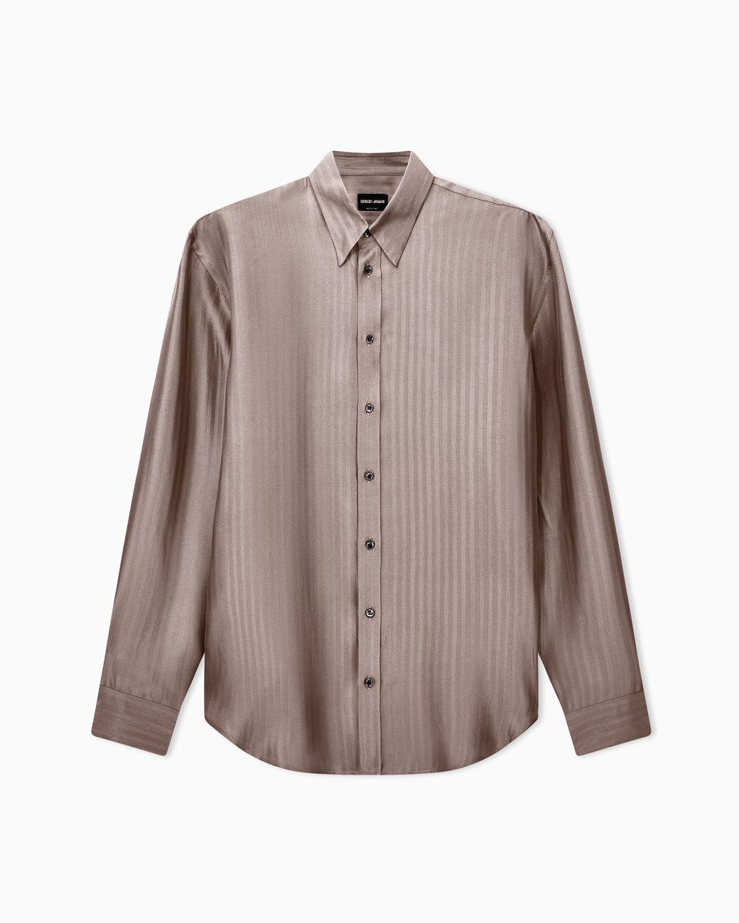 Giorgio Armani Brown Shirt Regular Fit for men