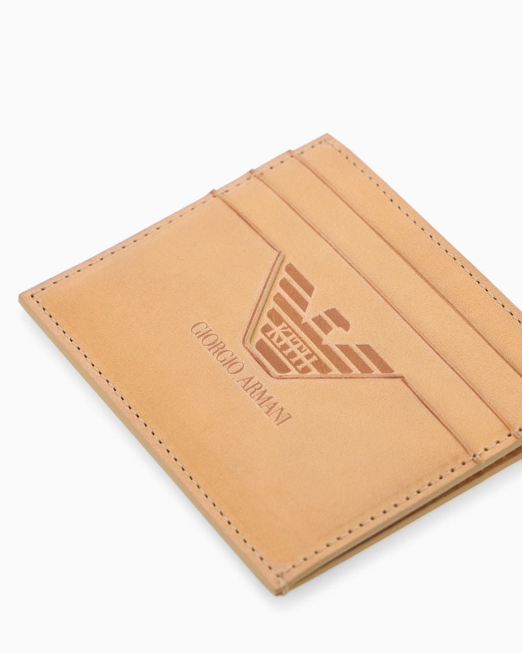 Giorgio Armani White X Kith Leather Card Holder for men