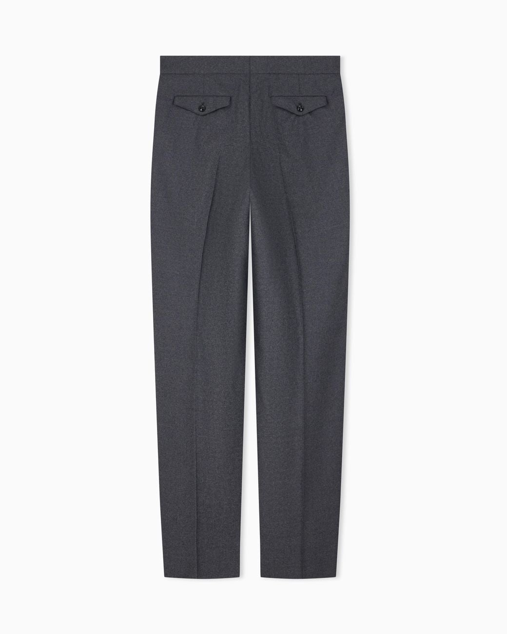 Giorgio Armani Gray Oversized Double Pleat Trousers for men